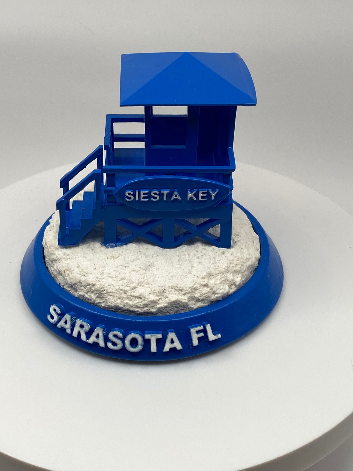 Siesta Key Blue Lifeguard Stand Paper Weight