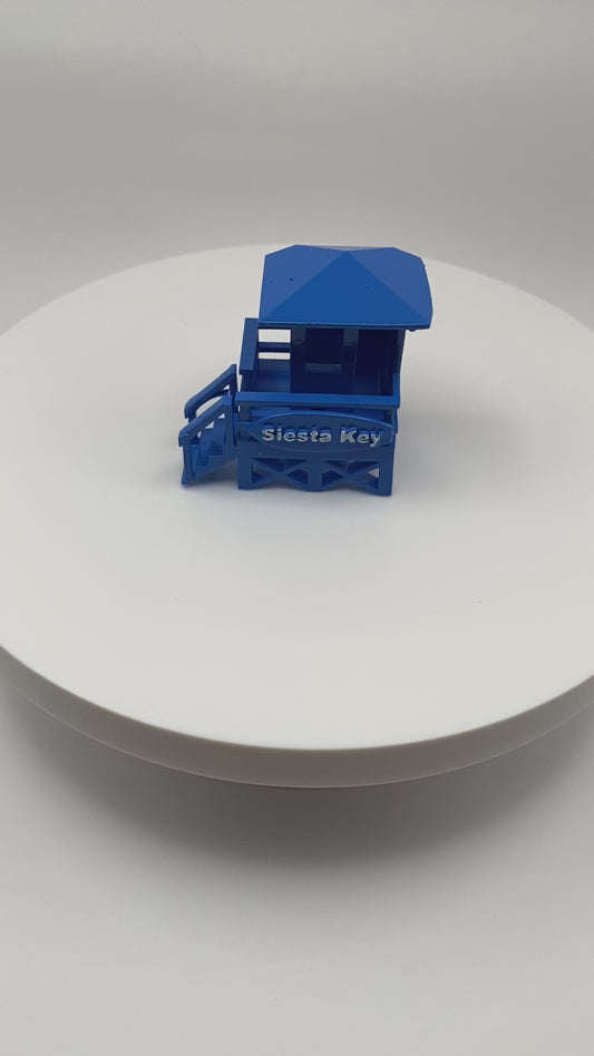 Siesta Key Blue Lifeguard Stand Magnet